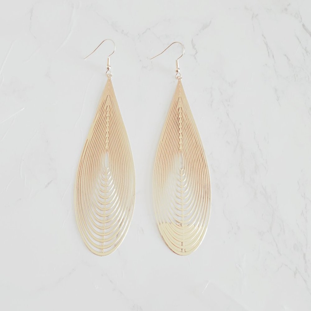 Happy Vibes Gold Earrings